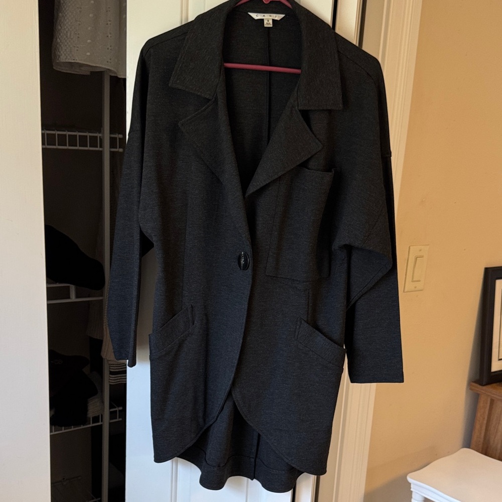 CAbi Dark Gray Blazer
